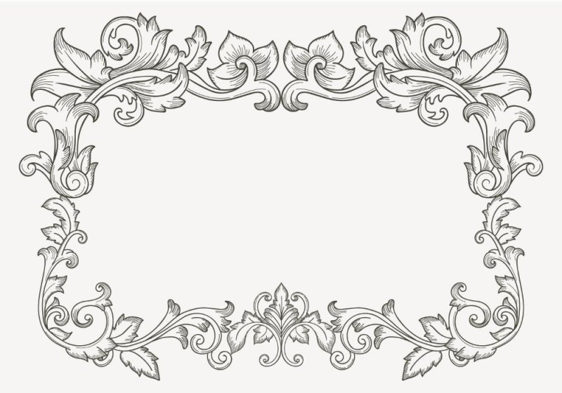 Узорная рамка