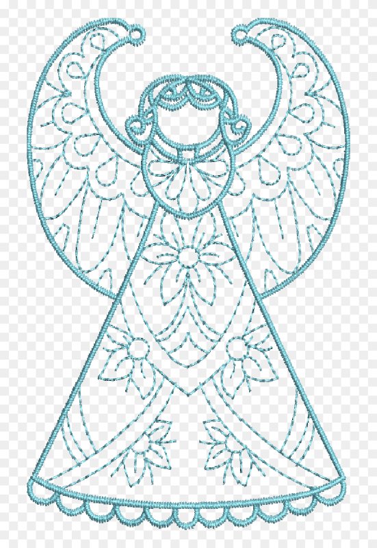 Рождественский ангел 3д ручкой