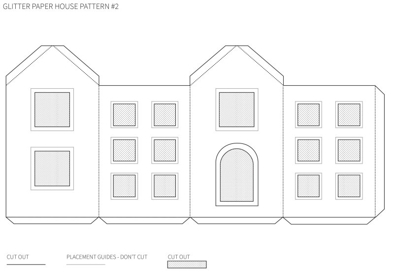 Развертка домика