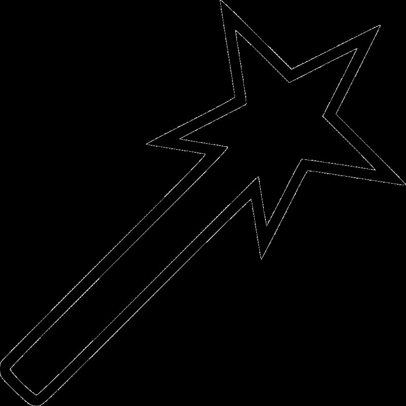 Звезда на палочке раскраска