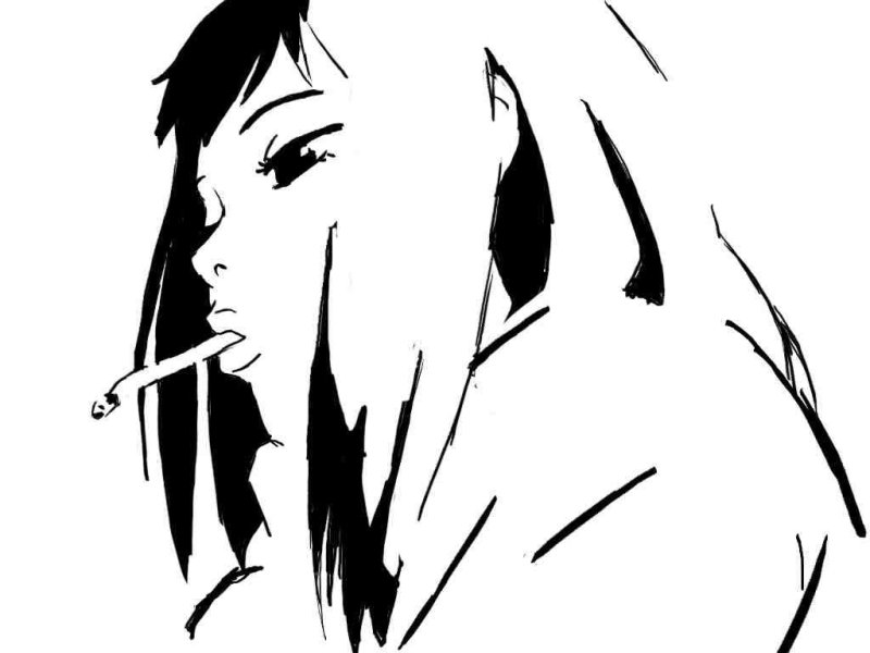 Трафареты для граффити девушка