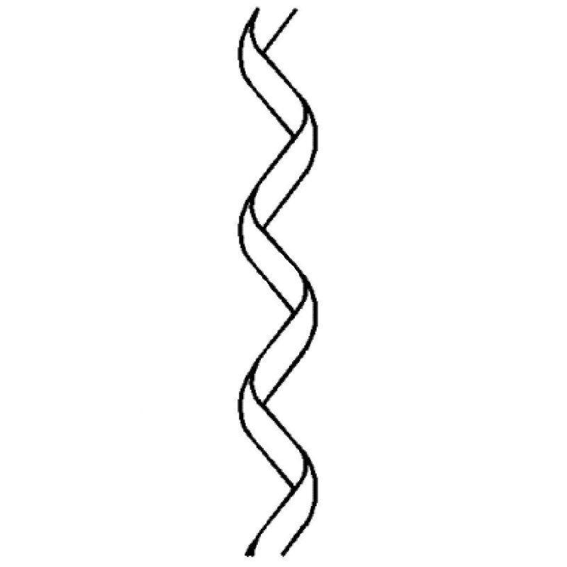 Нитки серпантина трафарет
