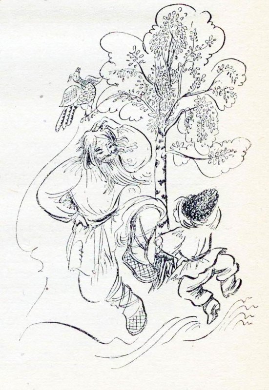 Раскраски по сказкам Бажова Огневушка поскакушка