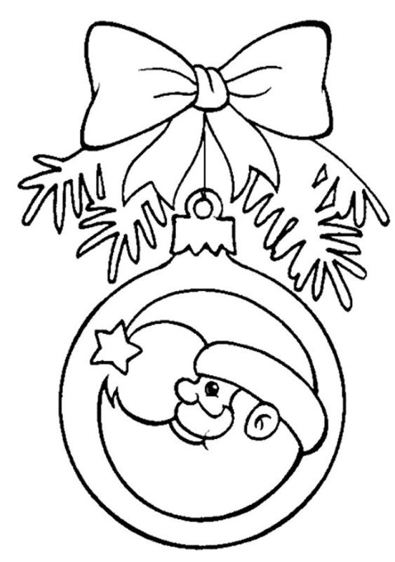 Новогодние трафареты на окна шарики