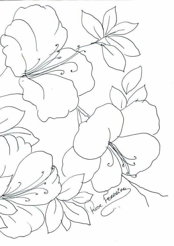 Эскизы для росписи по ткани