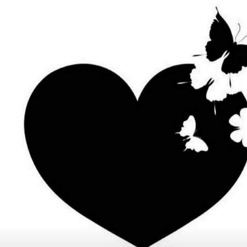 Сердечко силуэт