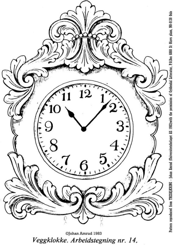 Узор для часов