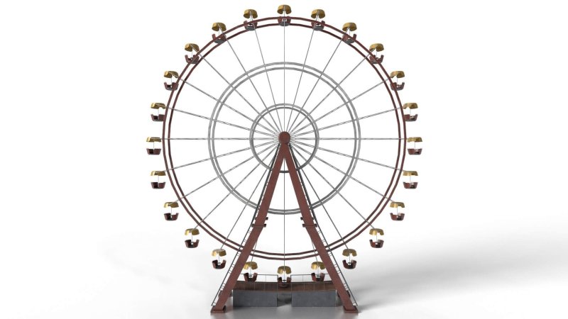 Колесо обозрения 3д