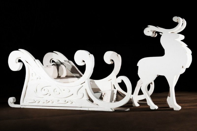 Новогодние сани