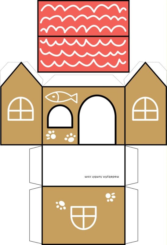 Домик из бумаги