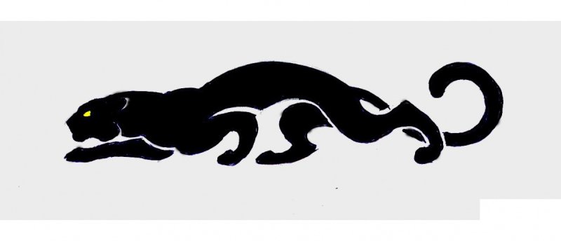 Пантера эскиз