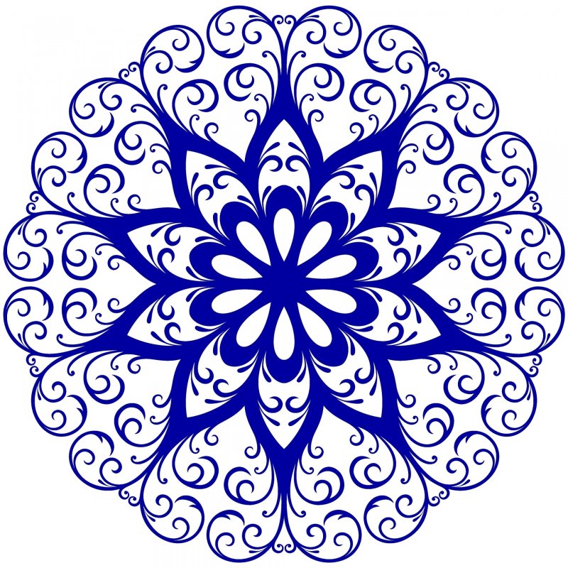 Цветные снежинки для вырезания