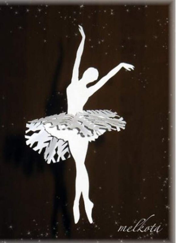 Снежинки балеринки