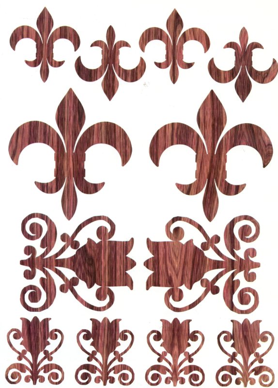 Трафареты узоры для декора