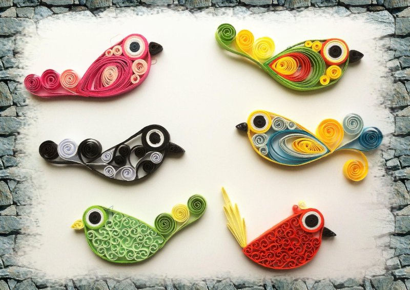 Квиллинг птичка для начинающих