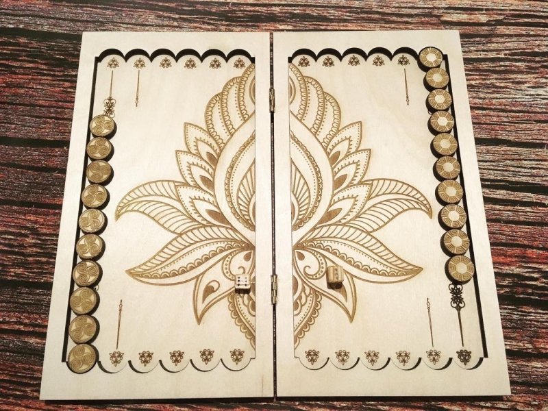 Нарды из фанеры