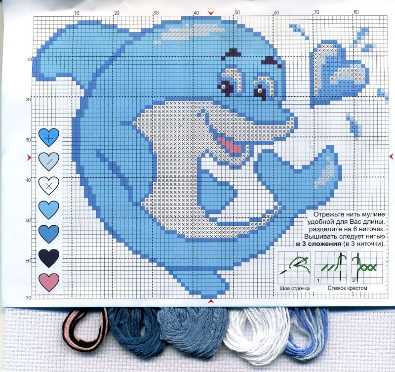 Схемы для ковровой техники вышивания