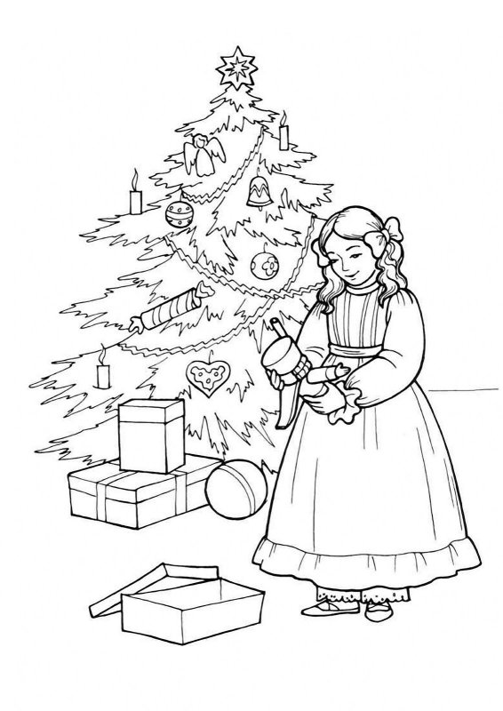 Раскраски по сказке Щелкунчик и мышиный Король