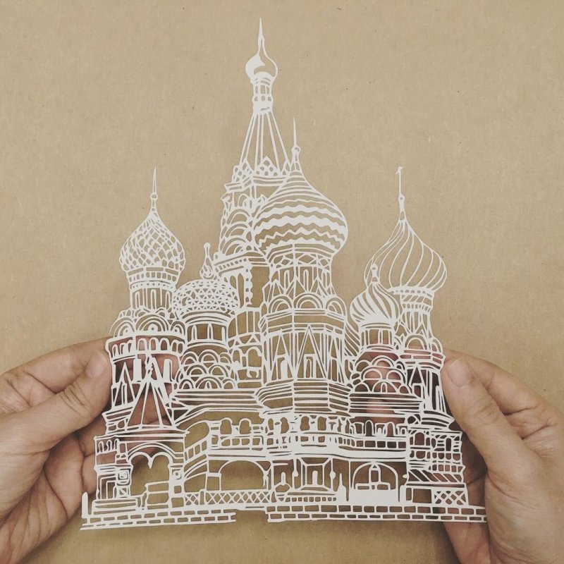 Собор Василия Блаженного вытыканка