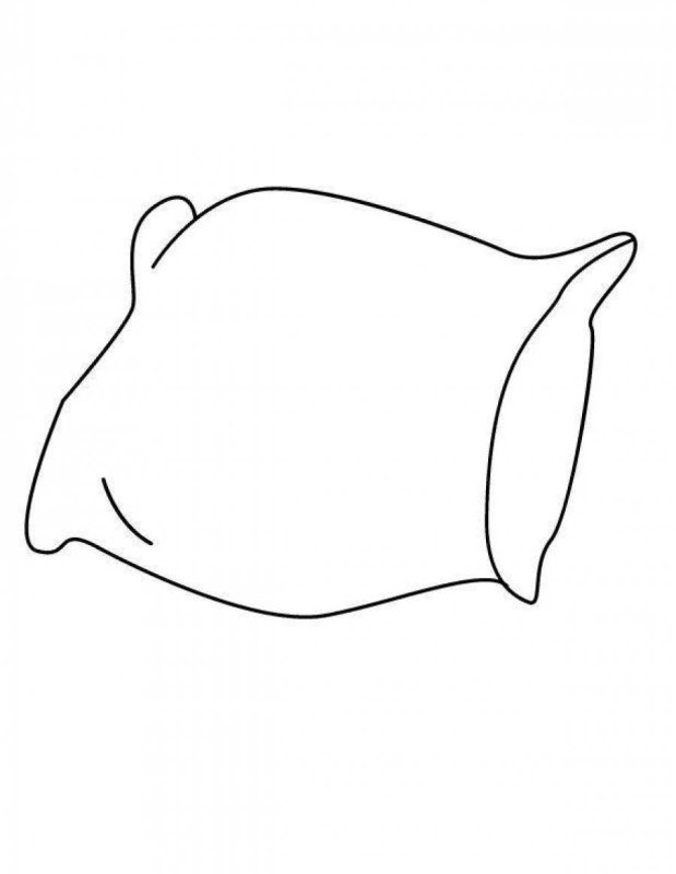 Подушка раскраска для малышей