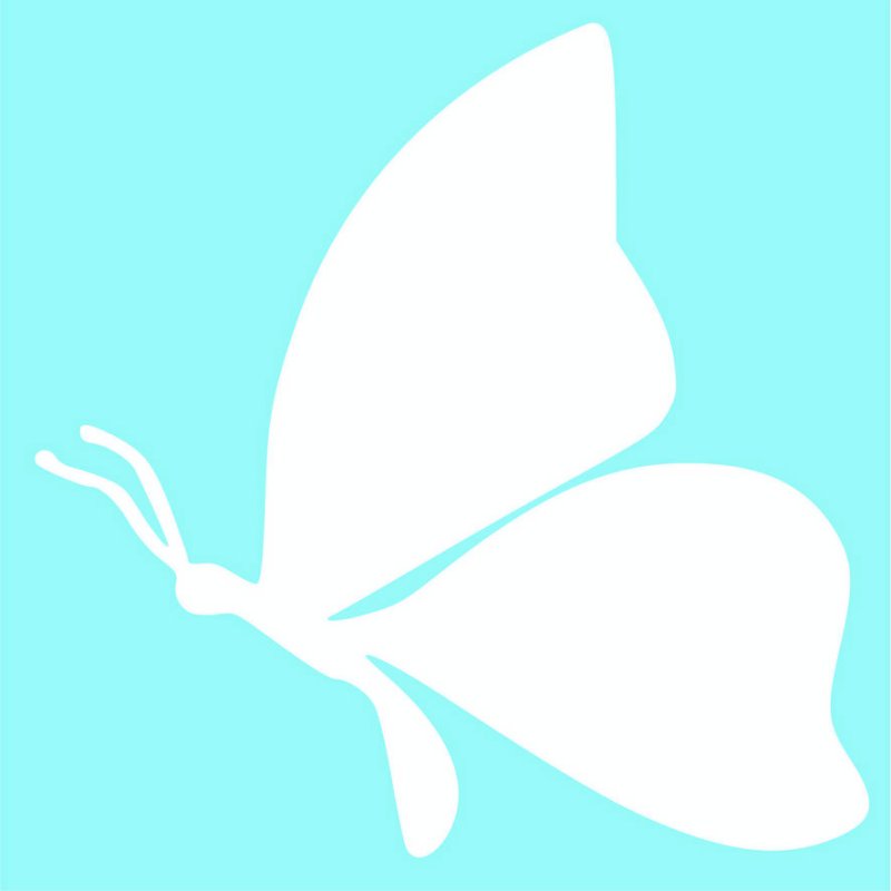 Трафареты бабочки