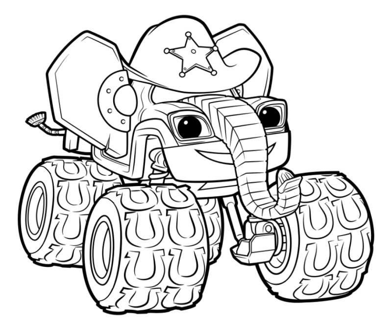 Монстр трак чудо машинки Вспыш