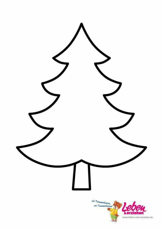 Шаблон елки