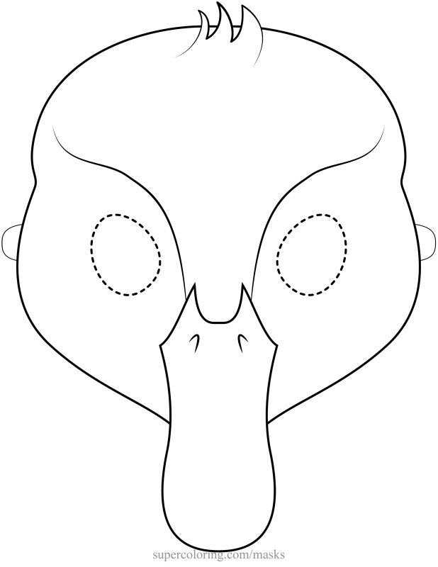 Маска птички