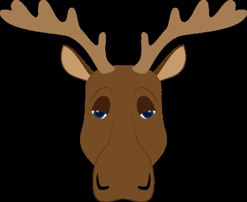 Маска лося на голову