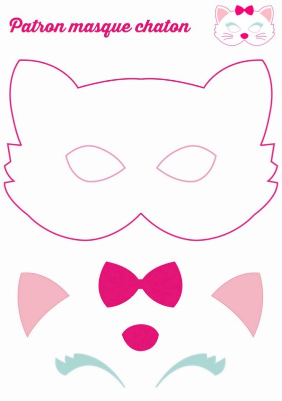 Маски из фетра шаблоны