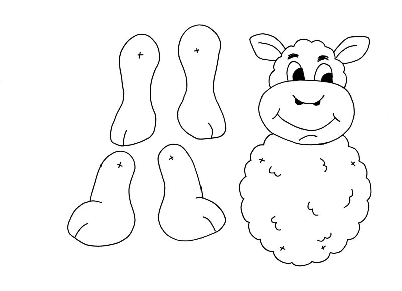 Аппликация шаблон