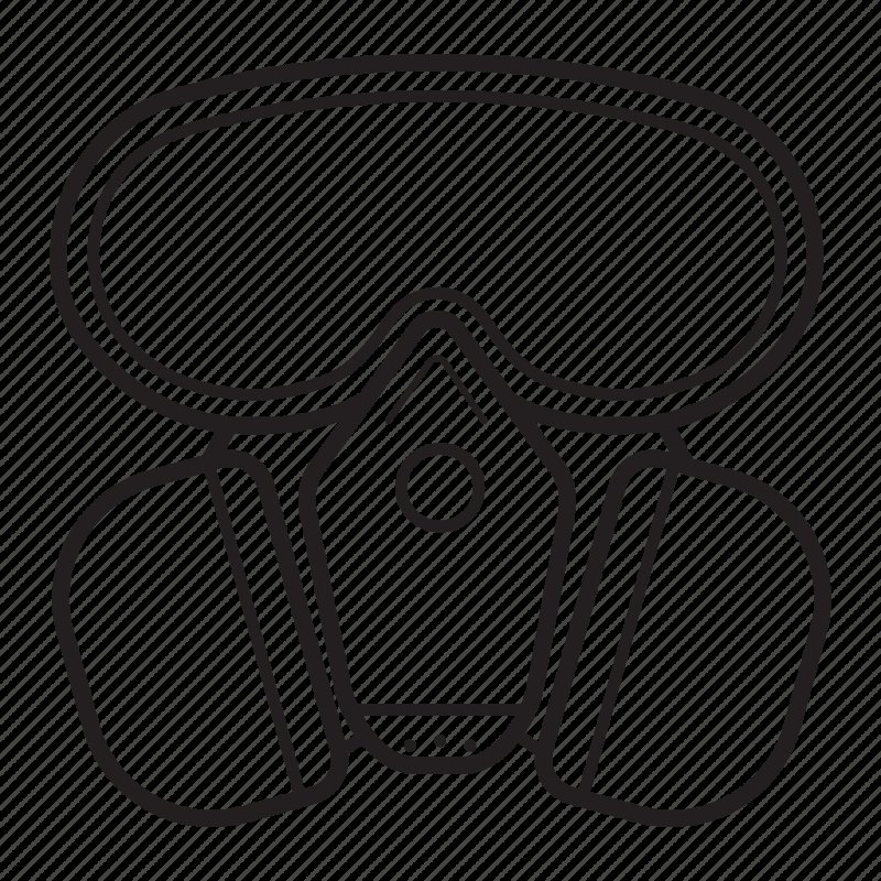 Маска противогаз раскраска