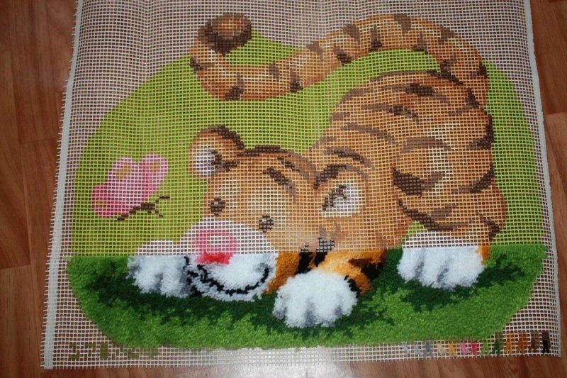 Схемы для ковровой техники вышивания