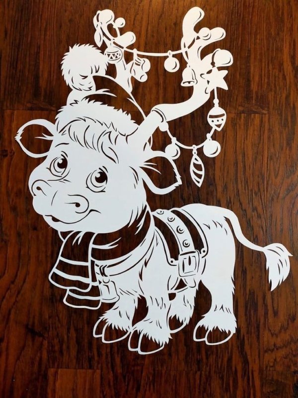 Украшения на окна животные