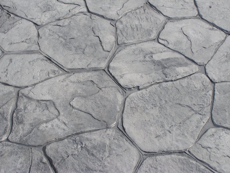 Печатный бетон Эгео камень