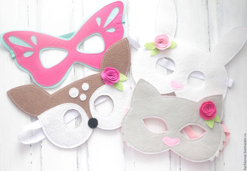 Маски из фетра
