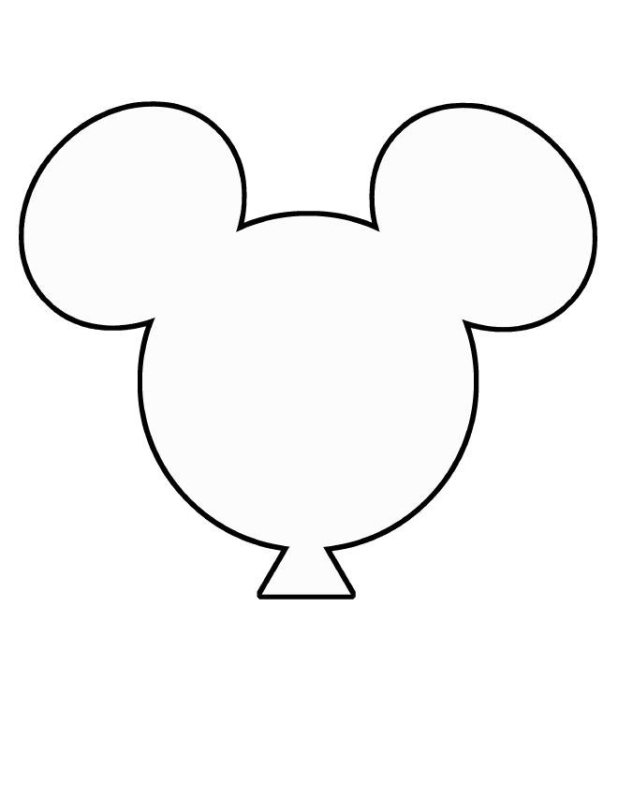 Шарик воздушный трафарет