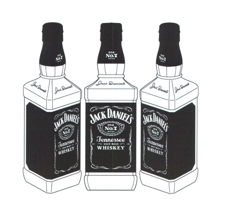 Виски Джек Дэниэлс эскиз