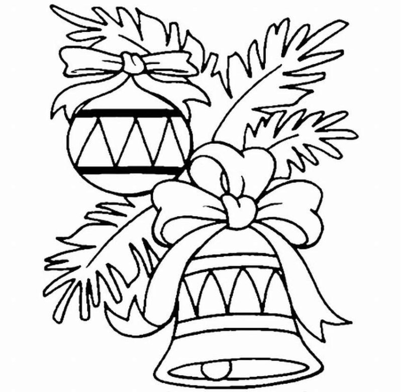 Новогодние рисунки для вырезки