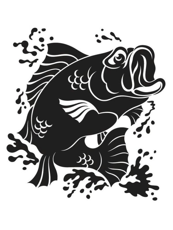 Силуэт рыбы