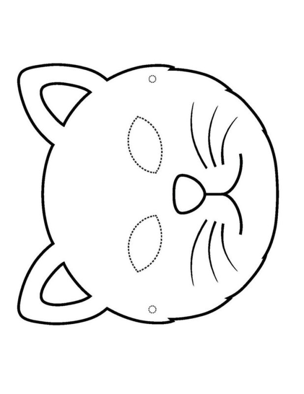 Трафарет - маска