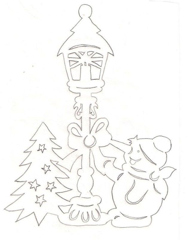 Трафарет "окна"