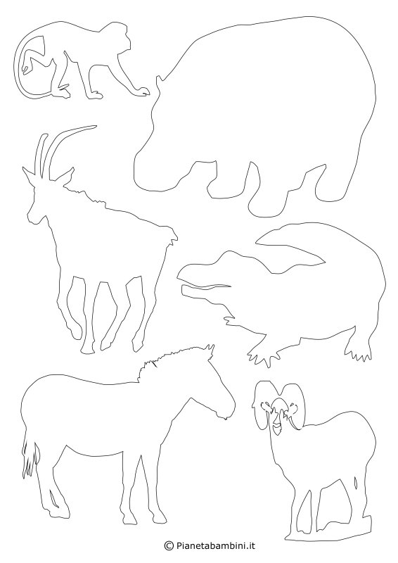 Фигуры зверей для вырезания