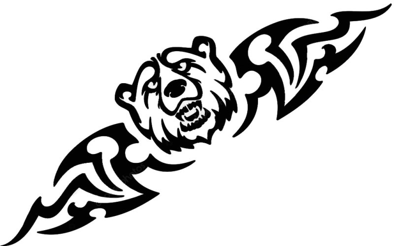 Трафарет ножа