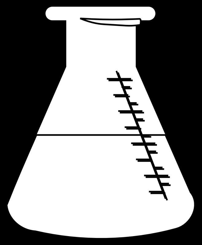 Колбы химические рисунок