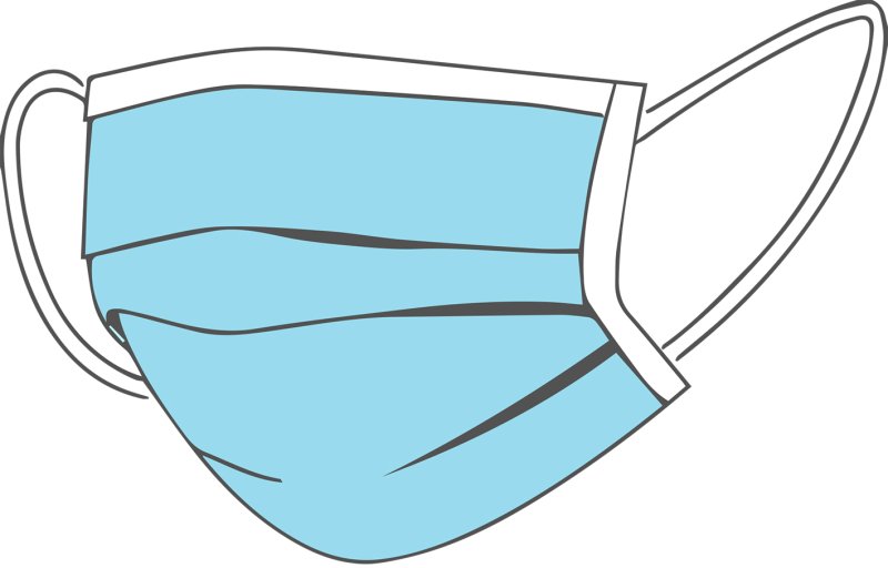 Маска медицинская иллюстрация