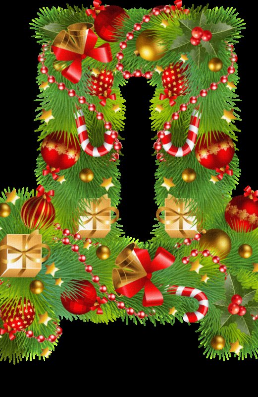 Новогодние буквы