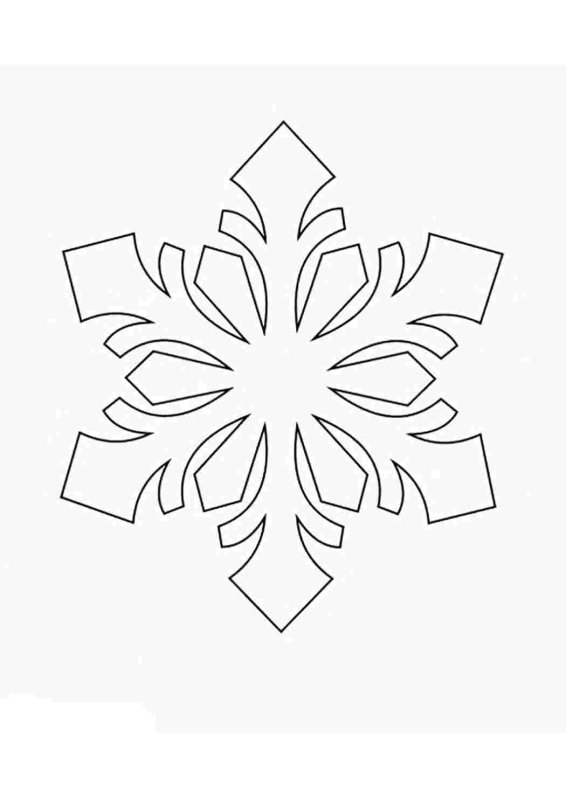 Снежинки на окна