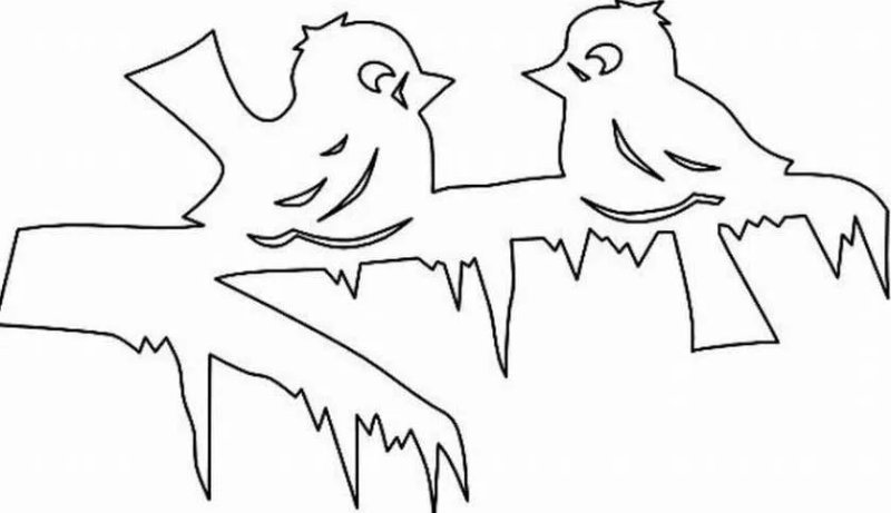 Новогодние трафареты для вырезания