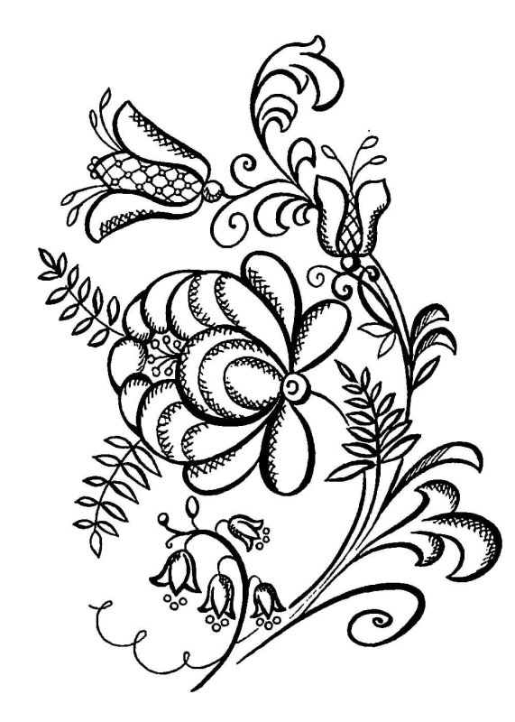 Хохлома эскиз